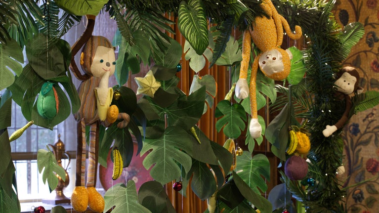 A Jungle Book Christmas in the Dining Room